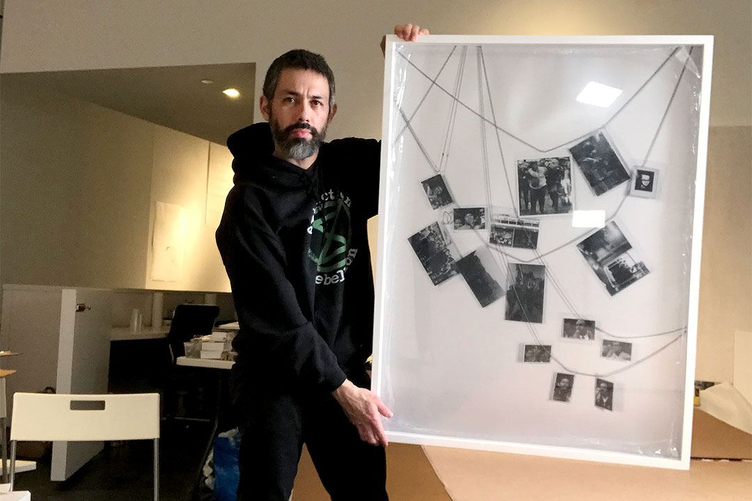 Packing for my exhibition at James Madison University