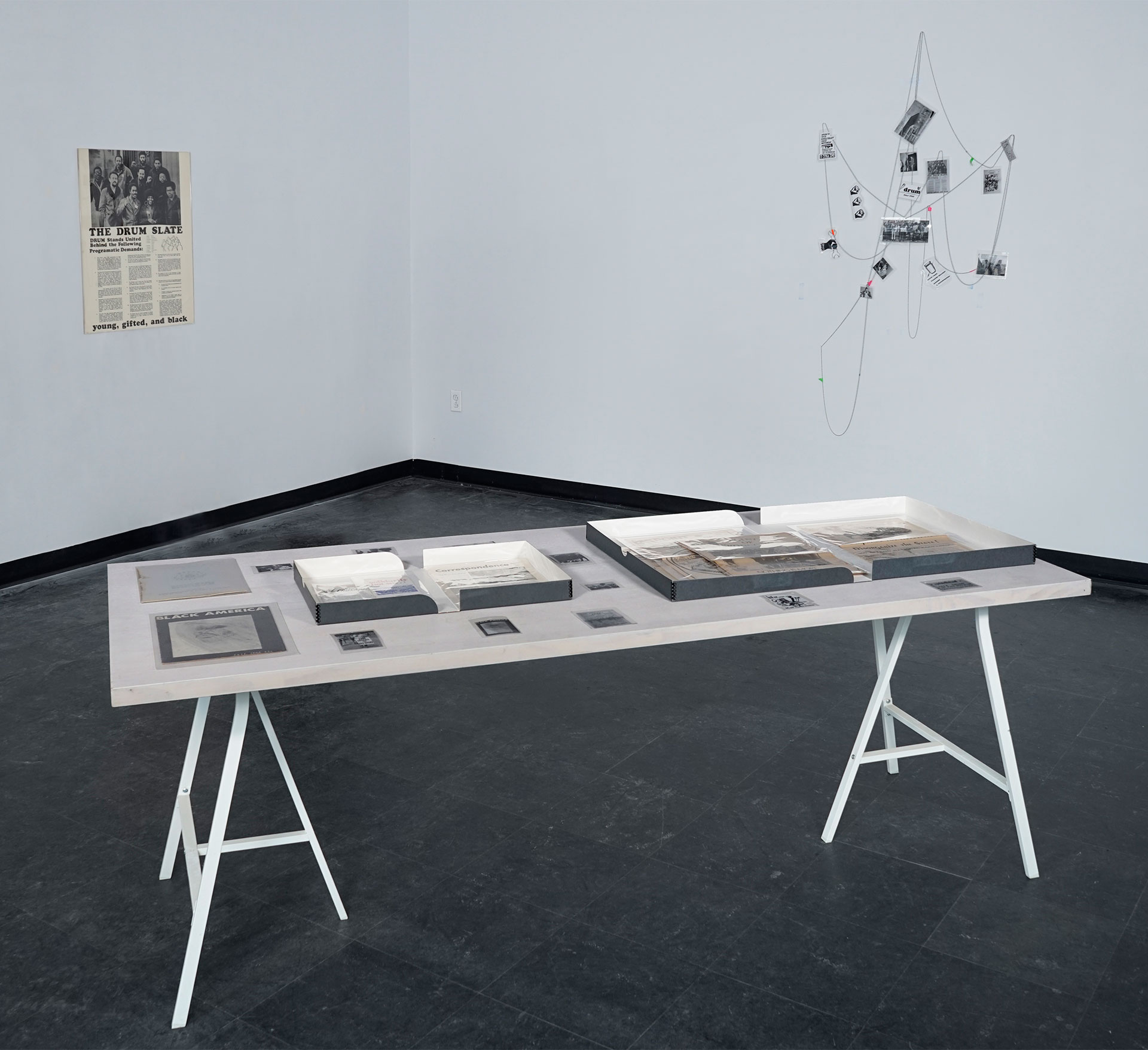 Installation view of Documents of Resistance—Our Oppressions Are Connected at the PS122 Project Space, New York, NY, 2020 © Antonio Serna